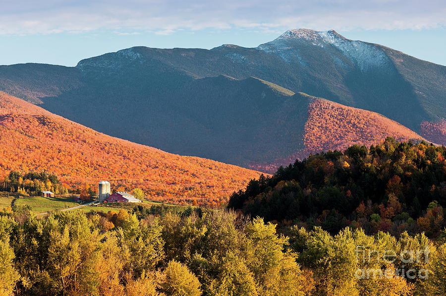 Mount Mansfield Touch Of Snow Photograph