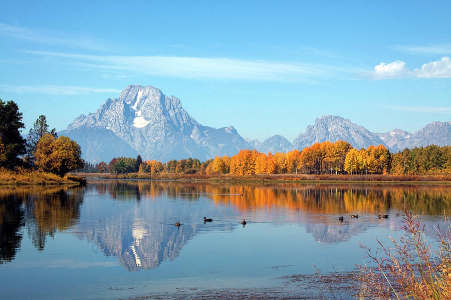 Mount Moran In The Grand Teton National Photograph by Charlene Heslop