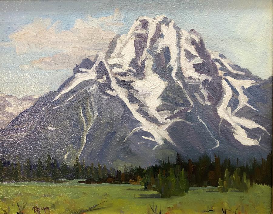 Mount Moran Painting by Mark Villano - Fine Art America