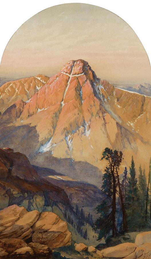 Mount Of The Holy Cross Painting By William Henry Holmes Fine Art America