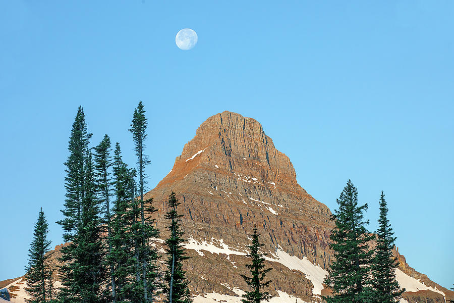 Mount Reynolds Moon Photograph by Todd Klassy
