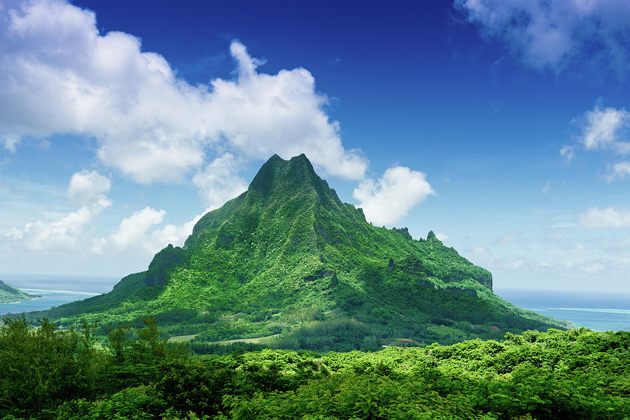 Mount Roto Nui Volcanic Mountain Moorea Photograph by Mlenny Mount Roto Nui Volcanic Mountain Moorea Photograph by Mlenny