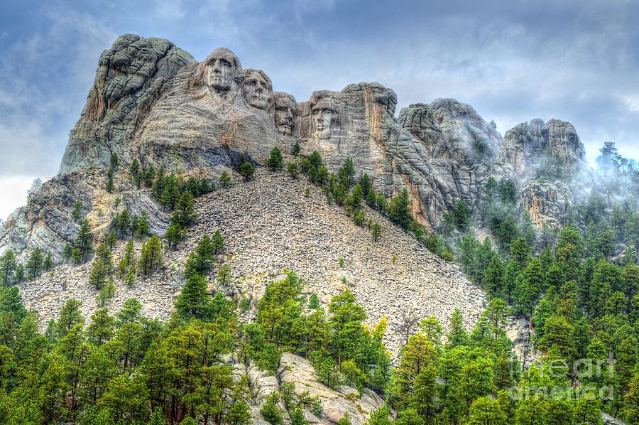 Mount Rushmore Photograph by Debra Kewley