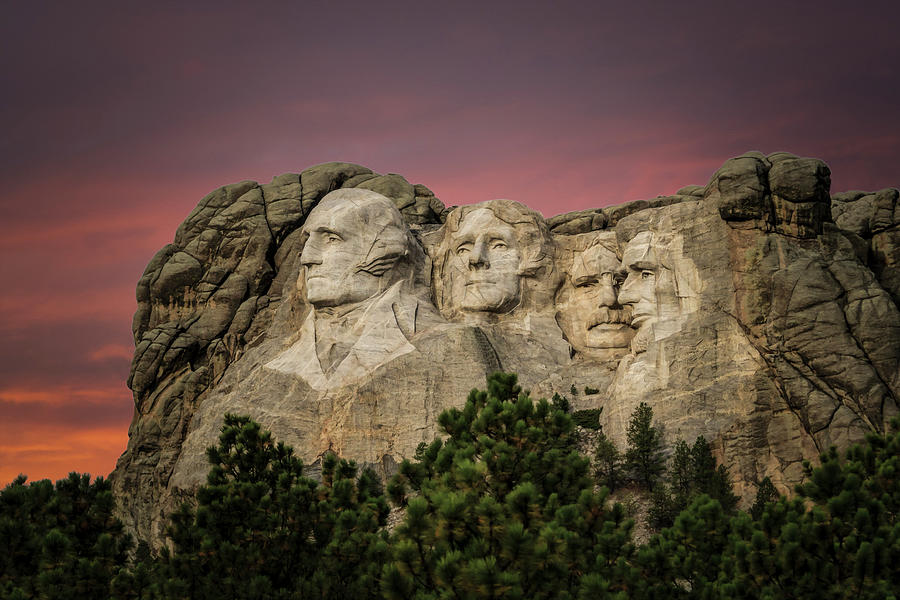 Mount Rushmore Photograph - Mount Rushmore by Galloimages Online