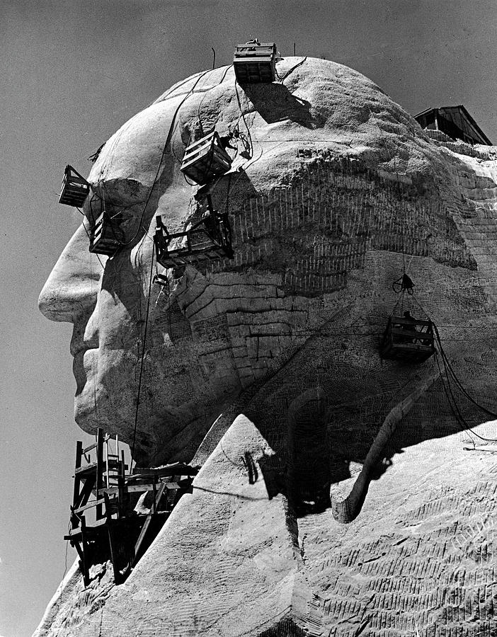 Mount Rushmore National Memorial Photograph - Mount Rushmore National Memorial by Alfred Eisenstaedt