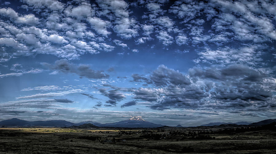 Mount Shasta Evening Panoramic Photograph