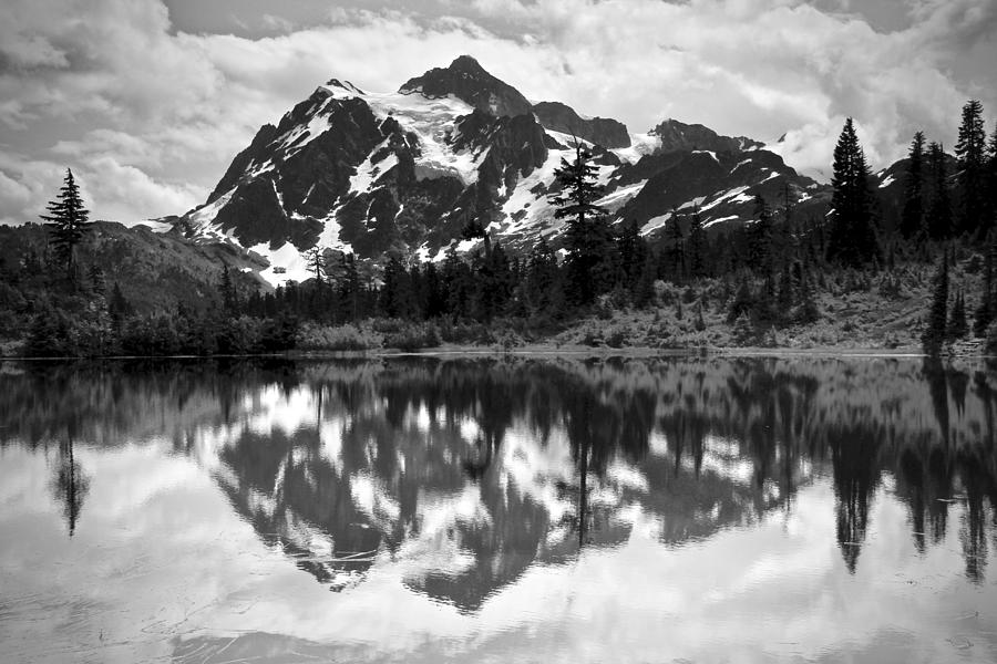 Mount Shuksan Reflection Photograph by Ed Riche