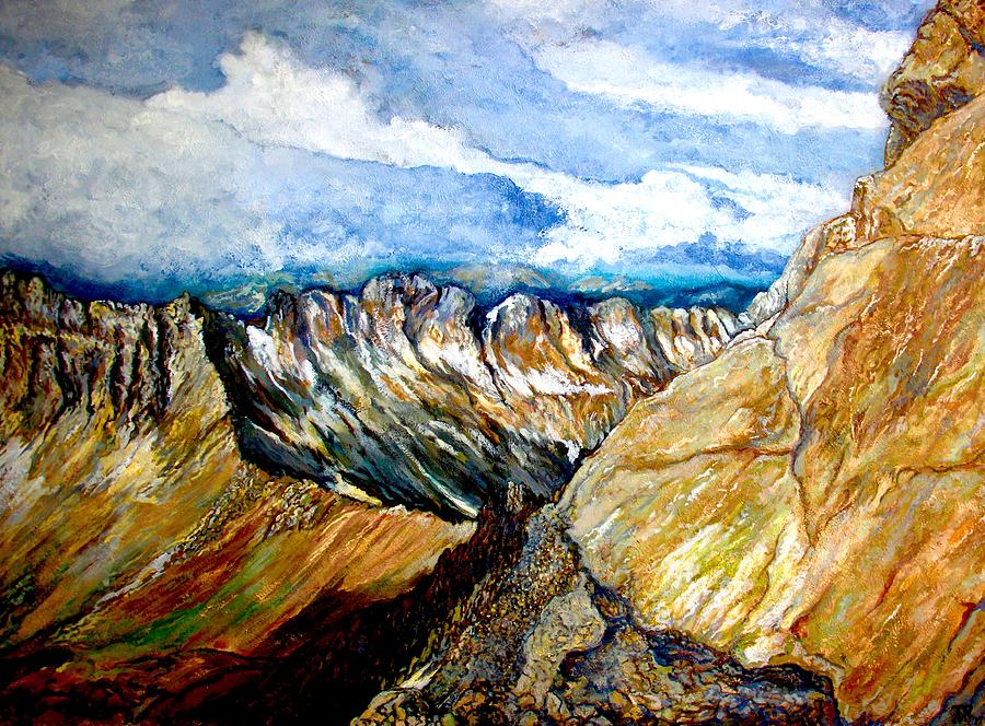 Mount Sneffels Painting by Tom Roderick