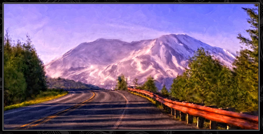 Mount St. Helens Morning Painting by Jeanette Mahoney