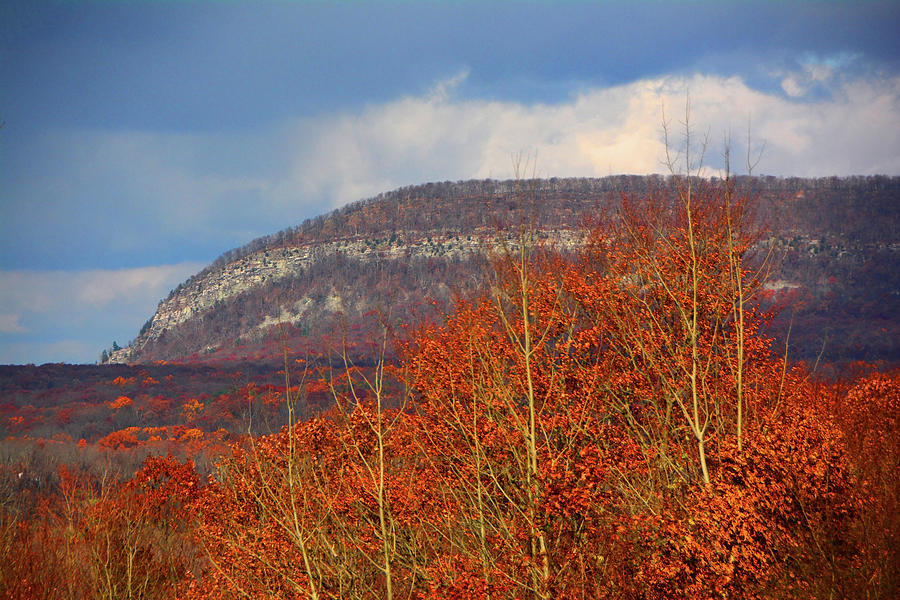 Mount Tammany from Route I-80s Scenic Overlook Photograph by Raymond Salani III