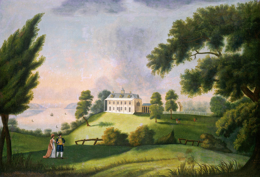 Mount Vernon, 1806 Painting by Granger