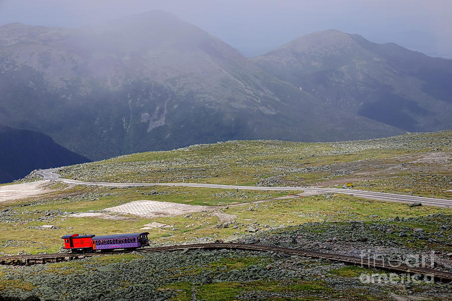 Mount Washington Cog Railway Photograph by Olivier Le Queinec