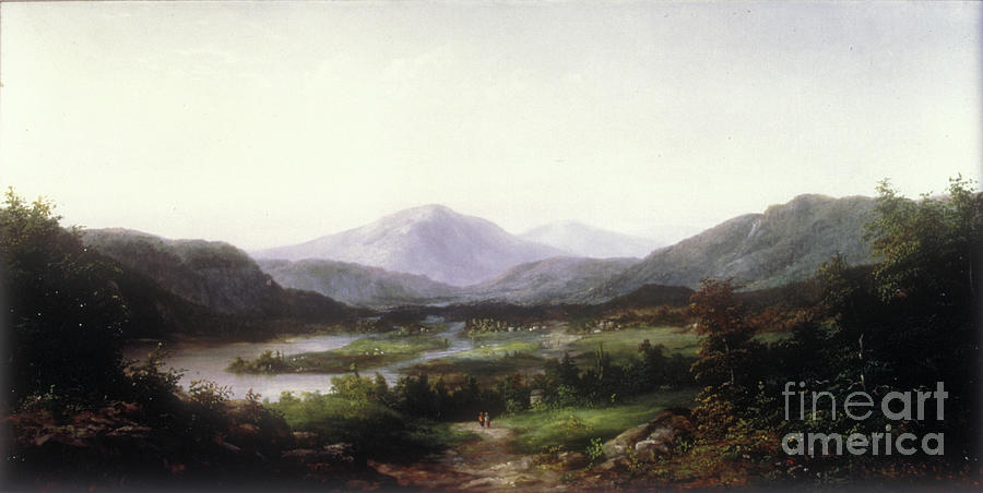 Mount Washington, Conway Valley, New Hampshire Painting by William Charles Anthony Frerichs