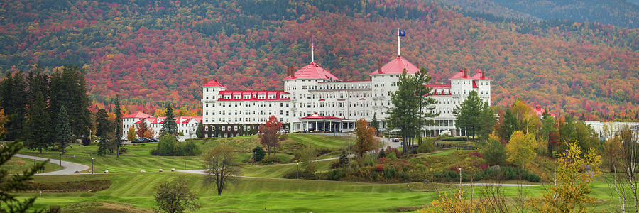 Mount Washington Resort Autumn Photograph by White Mountain Images