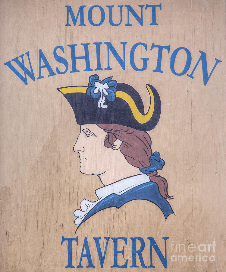 Mount Washington Tavern Sign Digital Art