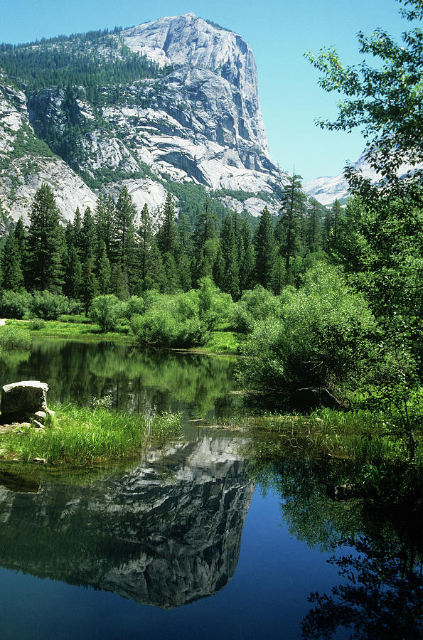 Mount Watkins And Mirror Lake Photograph by Moodboard