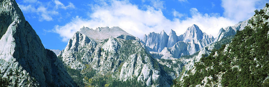Mountain Photograph - Mount Whitney Owens Valley Ca Usa by Panoramic Images