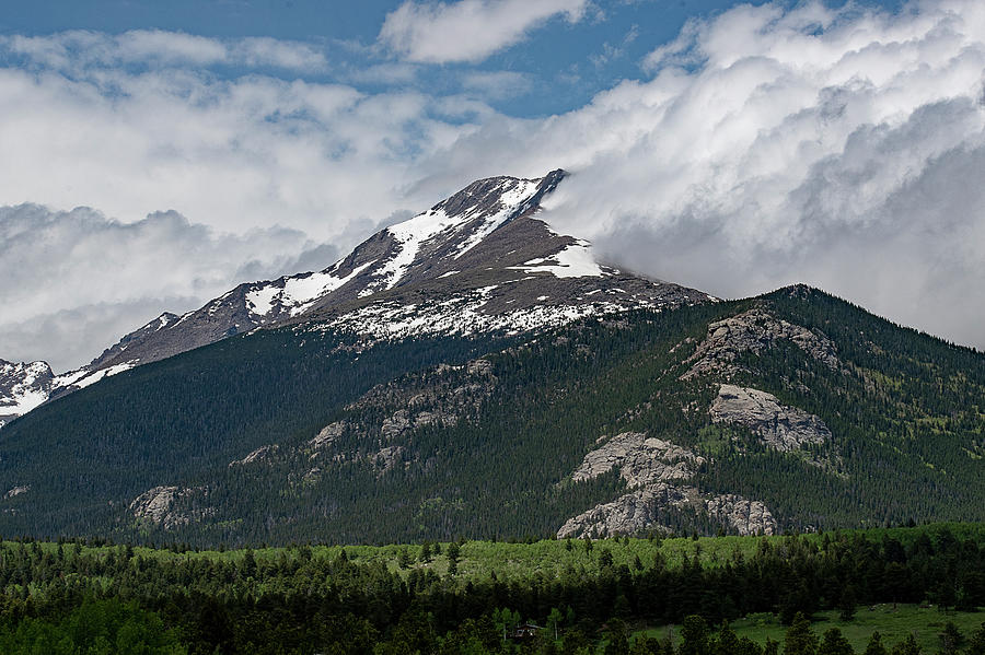 Mountain and clouds by Dan Friend Mountain and clouds by Dan Friend
