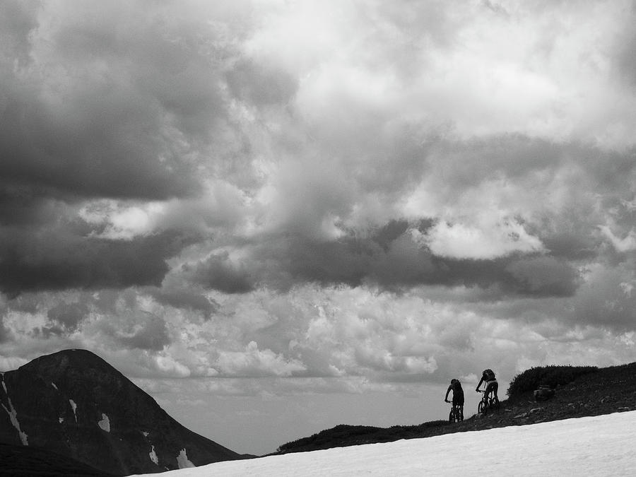 Mountain Biking Cloudscape Photograph by Amygdala imagery