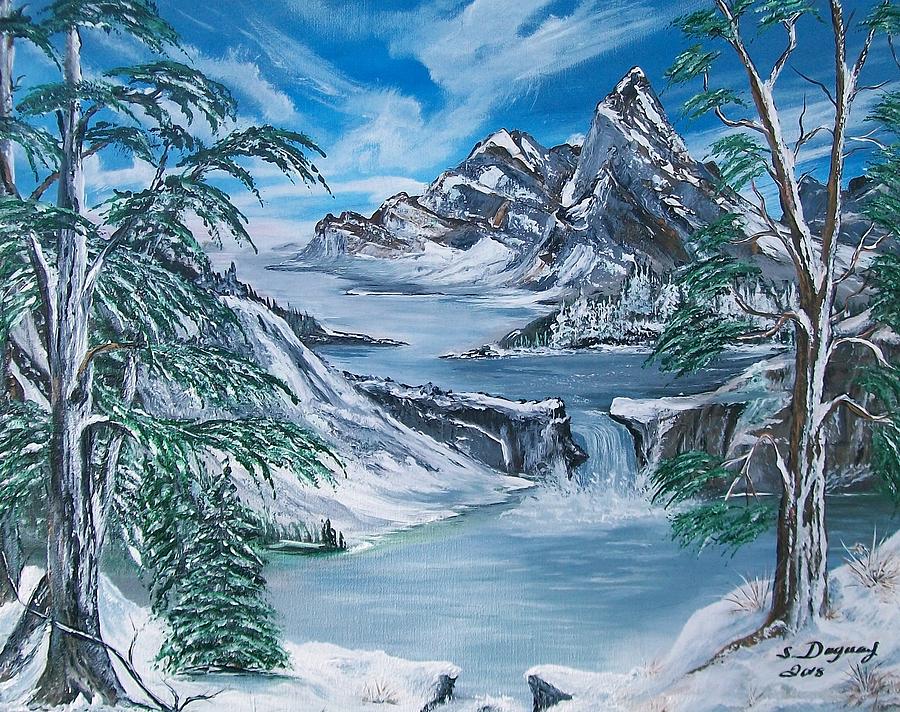 Mountain Blues Painting