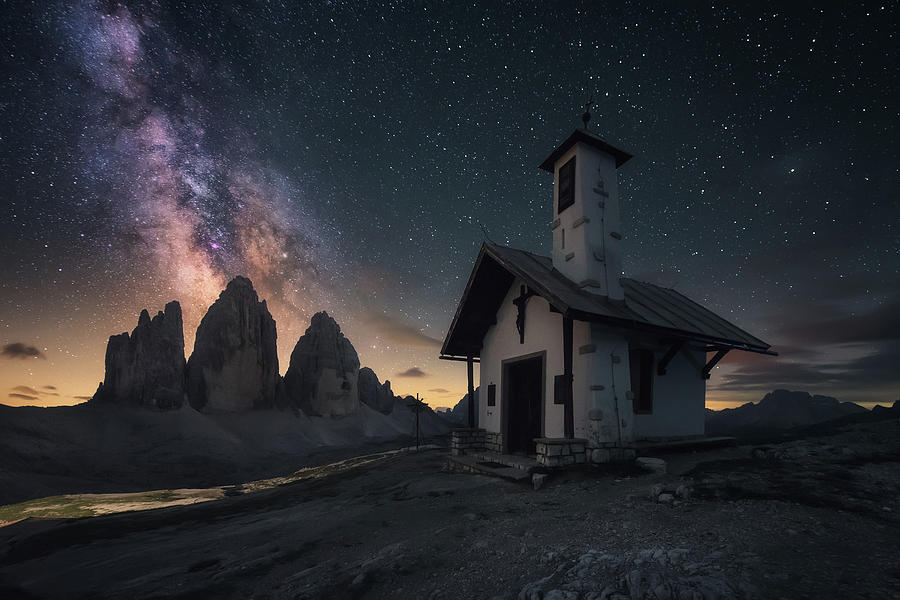 Mountain Chapel Photograph by Carlos F. Turienzo