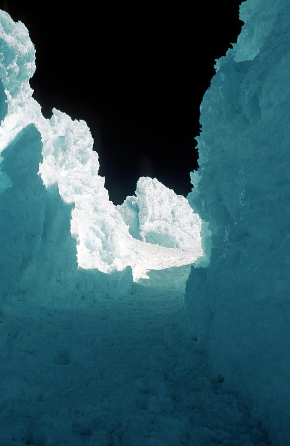 Mountain Climbers Descending Pearly Gates Mount Hood Oregon OREG Photograph By