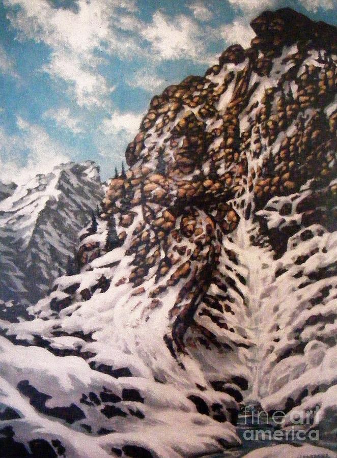 Mountain Girl Painting by Dan Remmel