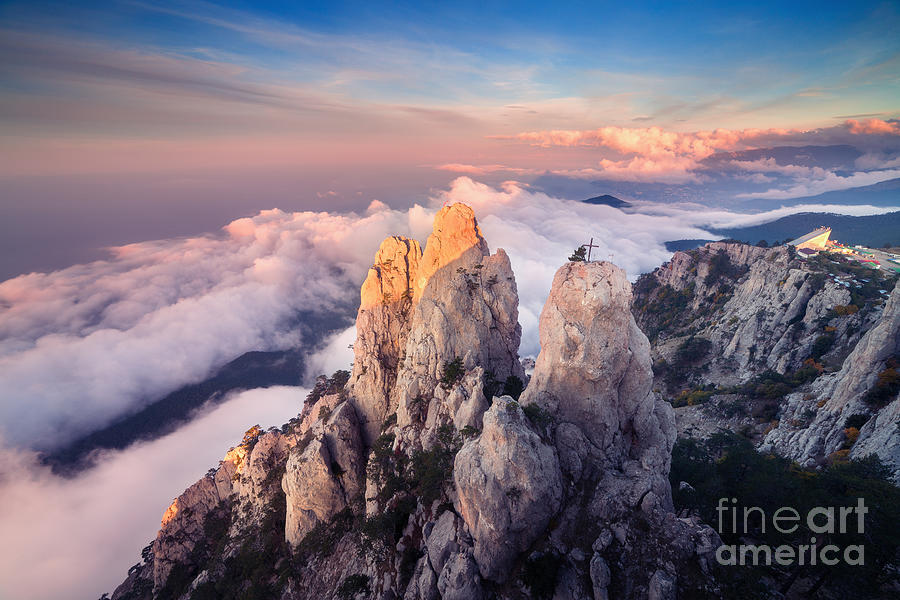 Beauty Photograph - Mountain Landscape At Sunset. Amazing by Denis Belitsky Beauty Photograph - Mountain Landscape At Sunset. Amazing by Denis Belitsky