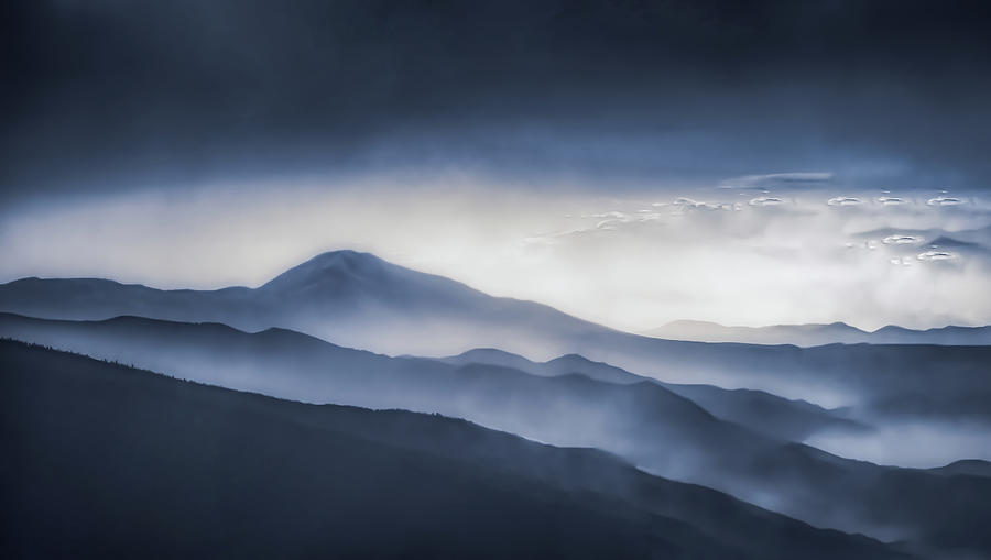 Mountain Mist Photograph by Don Schwartz