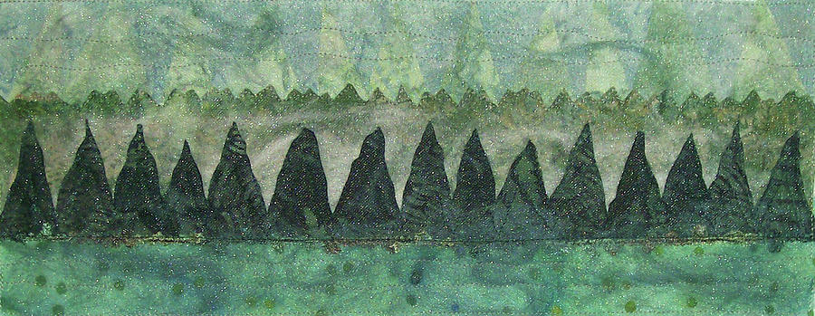 Mountain Mist Tapestry - Textile by Pam Geisel