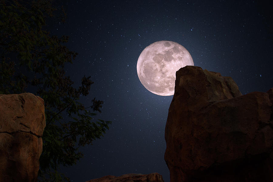 Mountain Moon Photograph by Mark Andrew Thomas