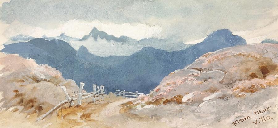 Mountain Path Painting by Lilias Trotter