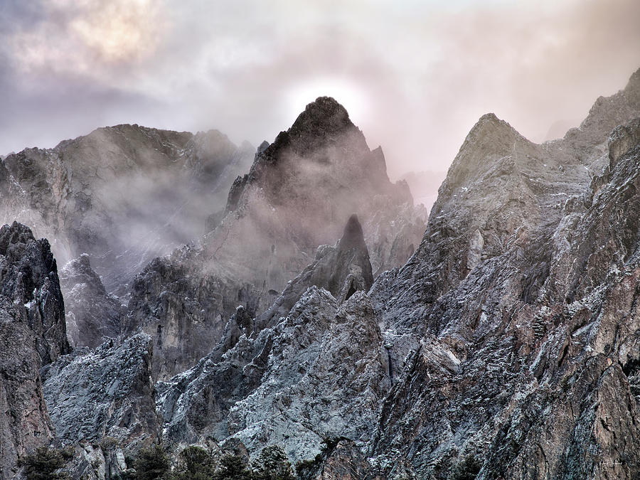 Mountain Peaks Photograph by Leland D Howard