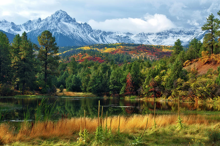 Mountain Pond at Sneffels by John Hoffman Mountain Pond at Sneffels by John Hoffman