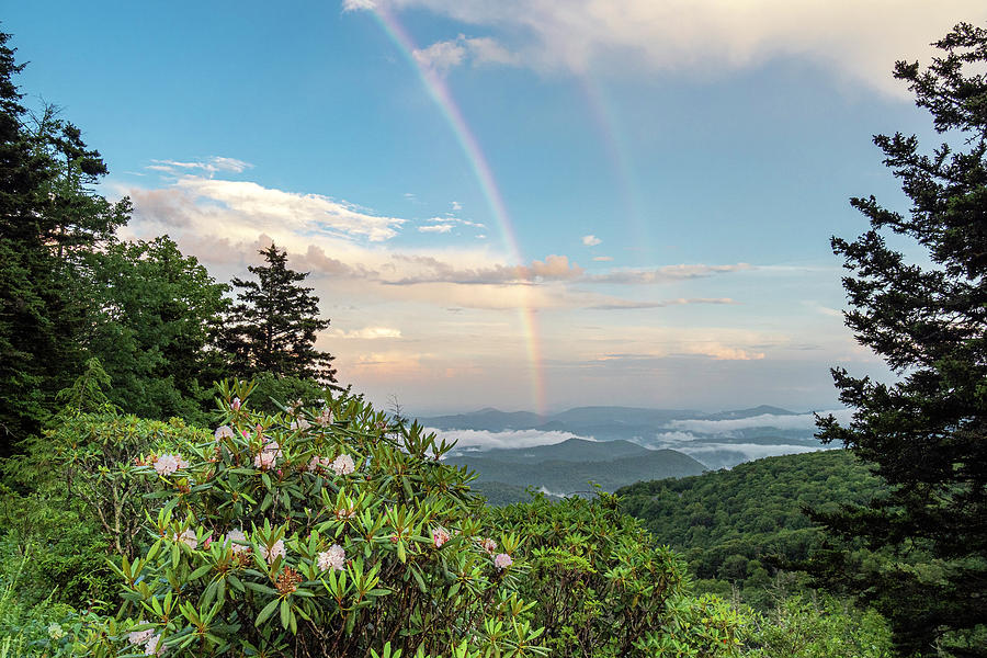 Mountain Rainbow Photograph by Ken Barrett