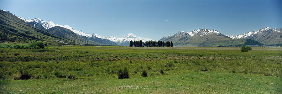 Mountain Range On A Landscape, Mt Cook Photograph by Panoramic Images