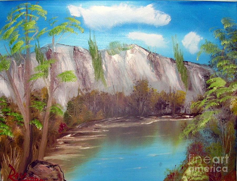 Mountain Ridge - 027 Painting by Raymond G Deegan
