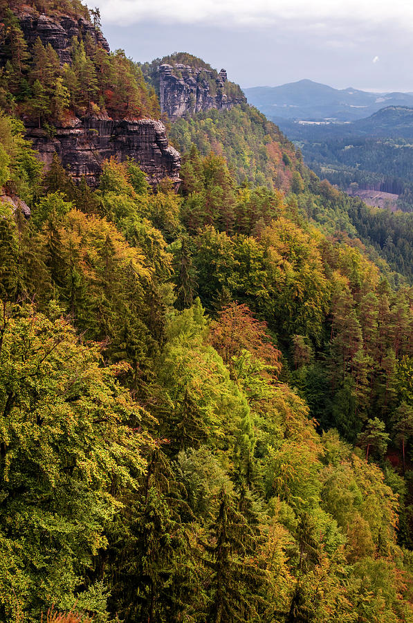 Mountain Scenery of Bohemian Switzerland 2 Photograph by Jenny Rainbow