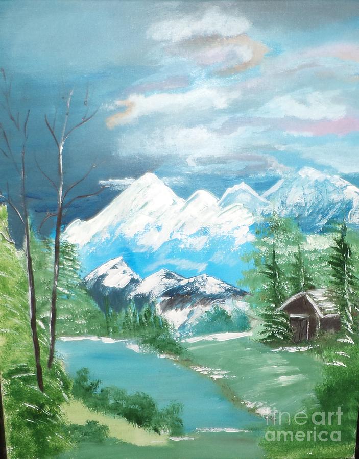 Mountain Shack #213 Painting by Donald Northup