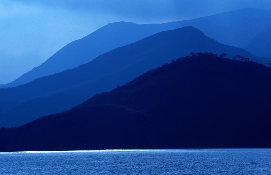 Mountain Silhouettes In New Territories Photograph by Dallas Stribley