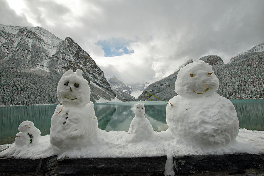 Mountain Snow Family Photograph by Denise LeBleu