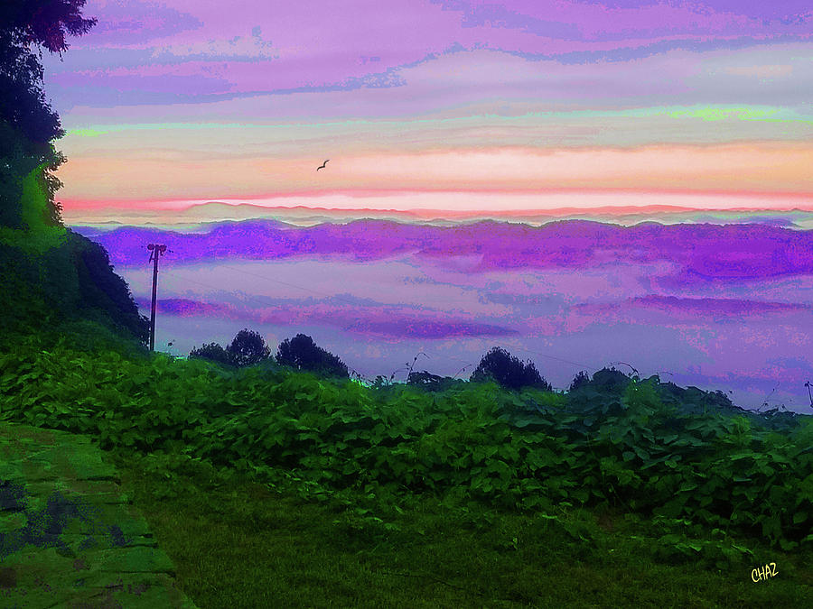 Mountain Top Sunrise Painting by CHAZ Daugherty