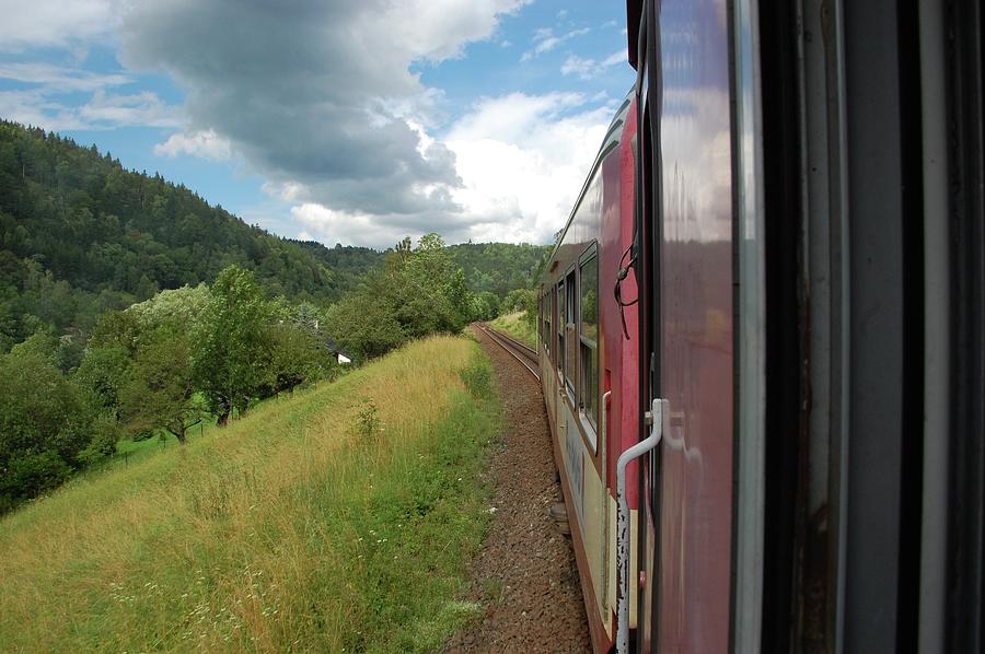 Mountain Train In The Sudetes Photograph by Bart Dubelaar