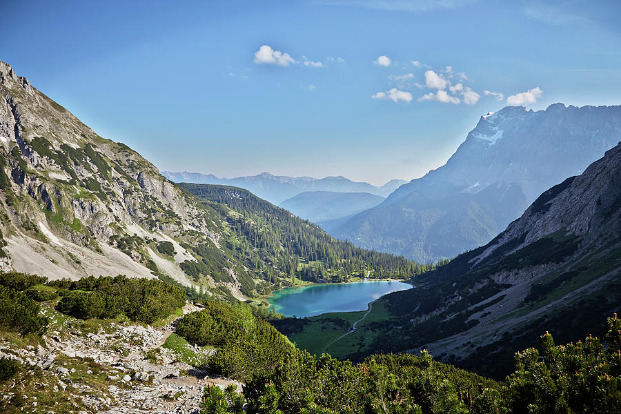 Mountain View, Ehrwald, Tyrol, Austria Digital Art By Stefan Schuetz