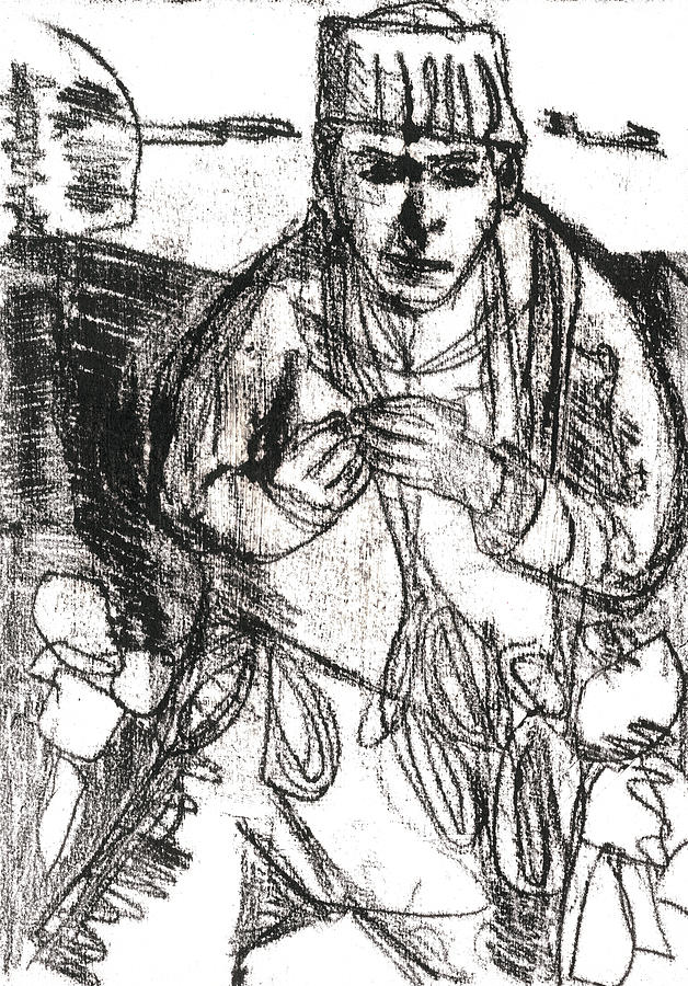 Mountaineer Drawing by Edgeworth Johnstone