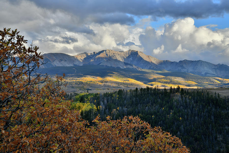 Mountains above Telluride from Last Dollar Road Photograph by Ray Mathis