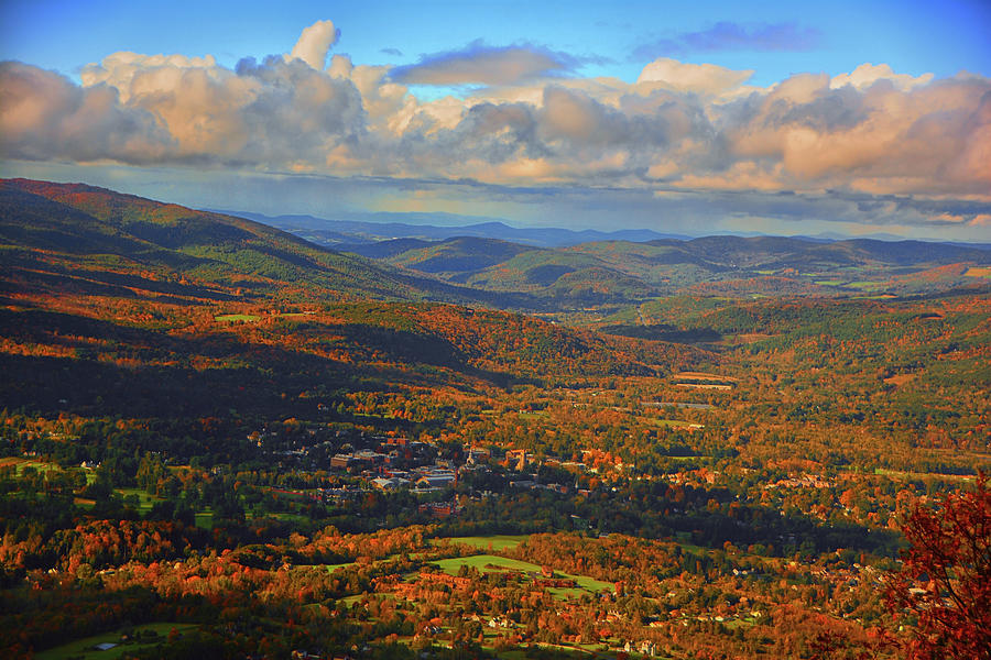 Mountains and Looking Towards Williamstown from Mount Greylock 2  Photograph by Raymond Salani III