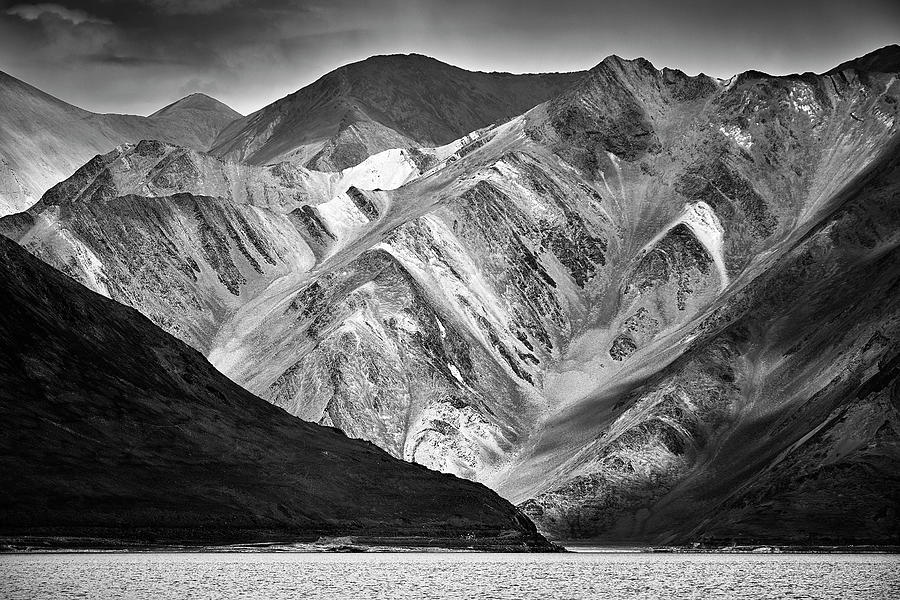 Mountains at Pangong Photograph by Whitney Goodey