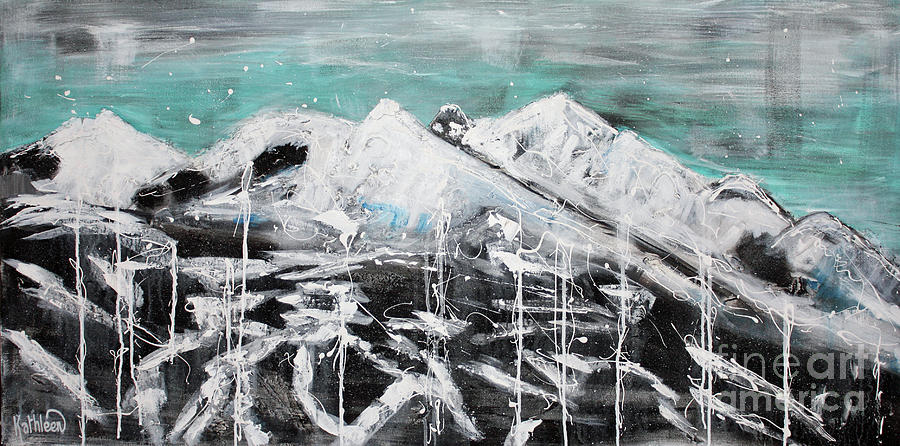 Mountains Painting by Kathleen Artist PRO