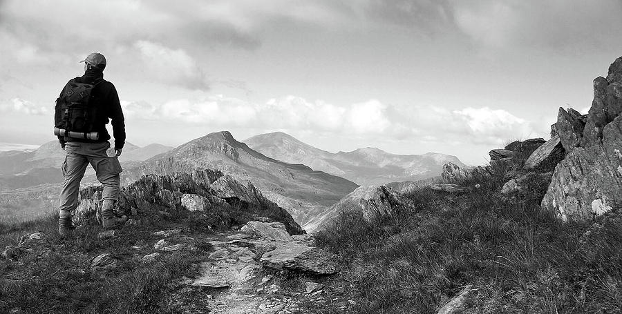 Mountains Of Snowdonia Wales Photograph
